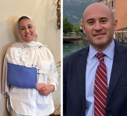 غادة والدكتور عمر سليمان