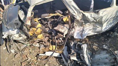 حادث تصادم مروع بكفر الشيخ يسفر عن 7 مصابين ونقلهم للمستشفى |صور