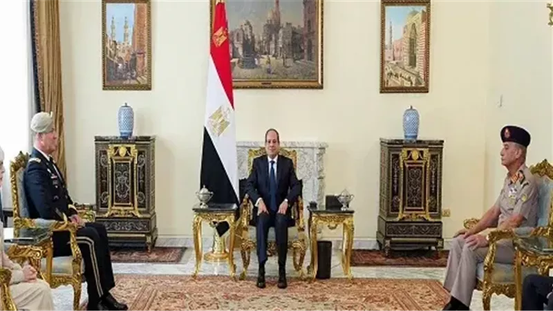 لقاء السيسي مع قائد