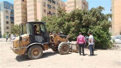 حملة موسعة لرفع كفاءة المرافق العامة بالمدن السكنية بحي الأربعين بالسويس