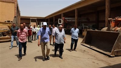 تعزيز جاهزية المعدات الميكانيكية بملوى لمواجهة الطوارئ وخدمة المواطنين