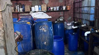 محافظ المنوفية: ضبط كيان غير مرخص لإنتاج المنظفات الصناعية المغشوشة بمنوف