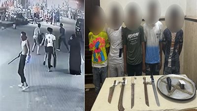 ضبط المتهمين بممارسة البلطجة وترويع المواطنين بأحد شوارع الإسكندرية