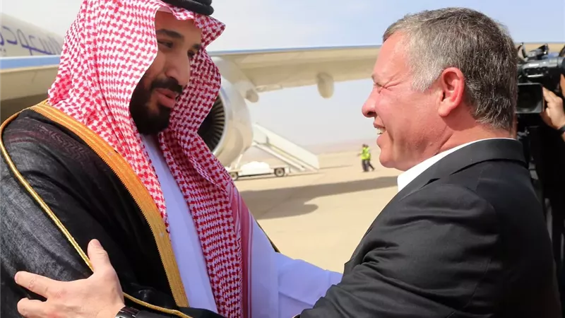 ملك الاردن ومحمد