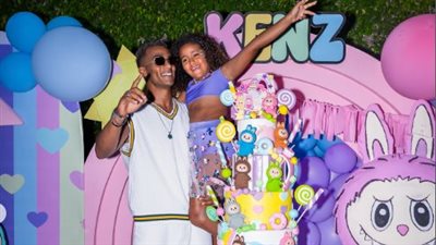 «أنتِ ملاكي الأصغر».. محمد رمضان يحتفل بعيد ميلاد ابنته «كنز»