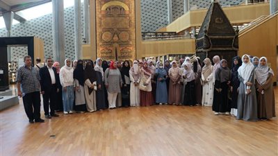“ الأعلى للشئون الإسلامية” ينظّم زيارة للطالبات الوافدات إلى مكتبة الإسكندرية