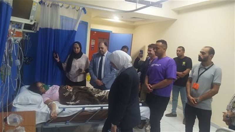 مصابين حادث غرق ابو