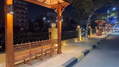 ضبط المتهم بسرقة كشافات الإنارة الحديثة بكورنيش شبين بالمنوفية