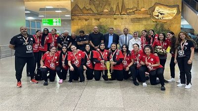 منتخب مصر للناشئات تحت 17 عامًا يحتفل بكأس أمم أفريقيا على أون سبورت