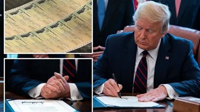 ترامب يدرس توزيع ٢٠٠٠ دولار من الرسوم الأمريكية على شعبه ودول أخرى