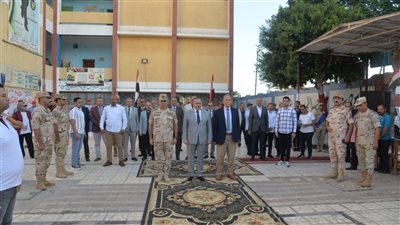 محافظ أسيوط يشهد احتفالات مدرسة ناصر العسكرية بذكرى انتصارات أكتوبر