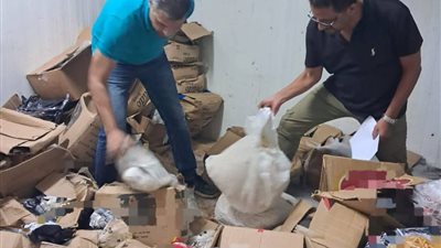 ضبط 662 كجم مواد غذائية فاسدة بحملة مسائية للطب الوقائي ببنى سويف