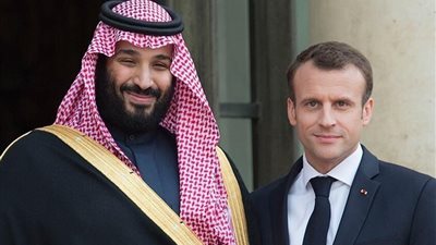 ولي العهد السعودي وماكرون يناقشان تطورات الأوضاع في غزة وجهود إحلال السلام