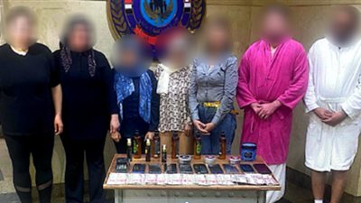 سقوط صاحبة نادى الأعمال المنافية للآداب بالشيخ زايد وبصحبتها 5 سيدات و أجنبيان