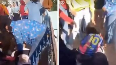 مشاجرة بين طالبتين بإحدى مدارس دمنهور  بالبحيرة.. والأمن يضبطهما