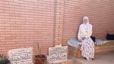 شمس البارودي تزور مقابر زوجها حسن يوسف.. وتعلن تدهور حالتها الصحية