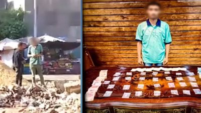 بعد تداول فيديو صادم على السوشيال ميديا.. ضبط مروج مخدرات في شبرا الخيمة