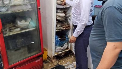 ضبط أسماك فاسدة بمطعم بدون ترخيص في البدرشين