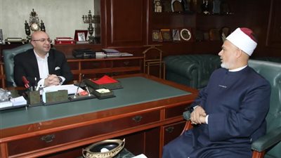 غنيم والقبيصي يبحثان خطة عمل الأوقاف ببني سويف ورؤية 2030