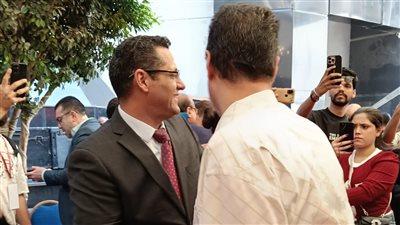 وصول خالد البلشى النقيب الحالى والمرشح فى انتخابات نقابة الصحفيين