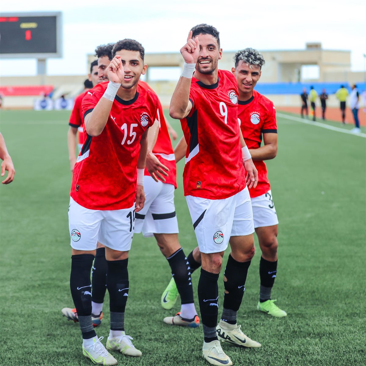 منتخب مصر في إحدى المباريات السابقة - المصدر حساب اتحاد الكرة