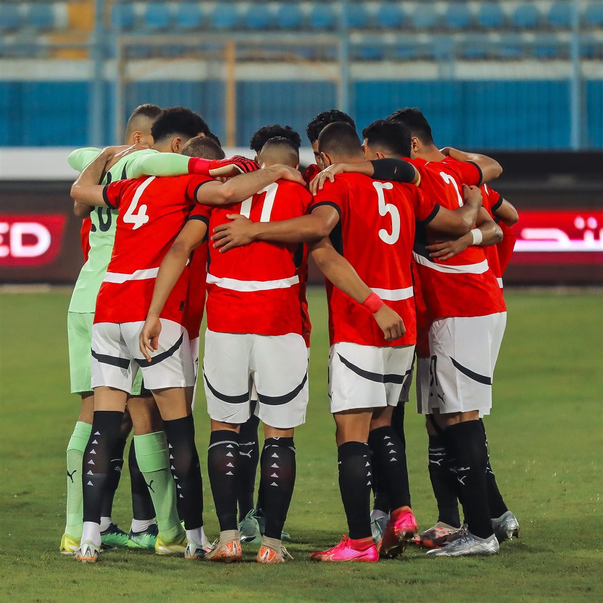 منتخب مصر في إحدى المباريات السابقة - المصدر حساب اتحاد الكرة