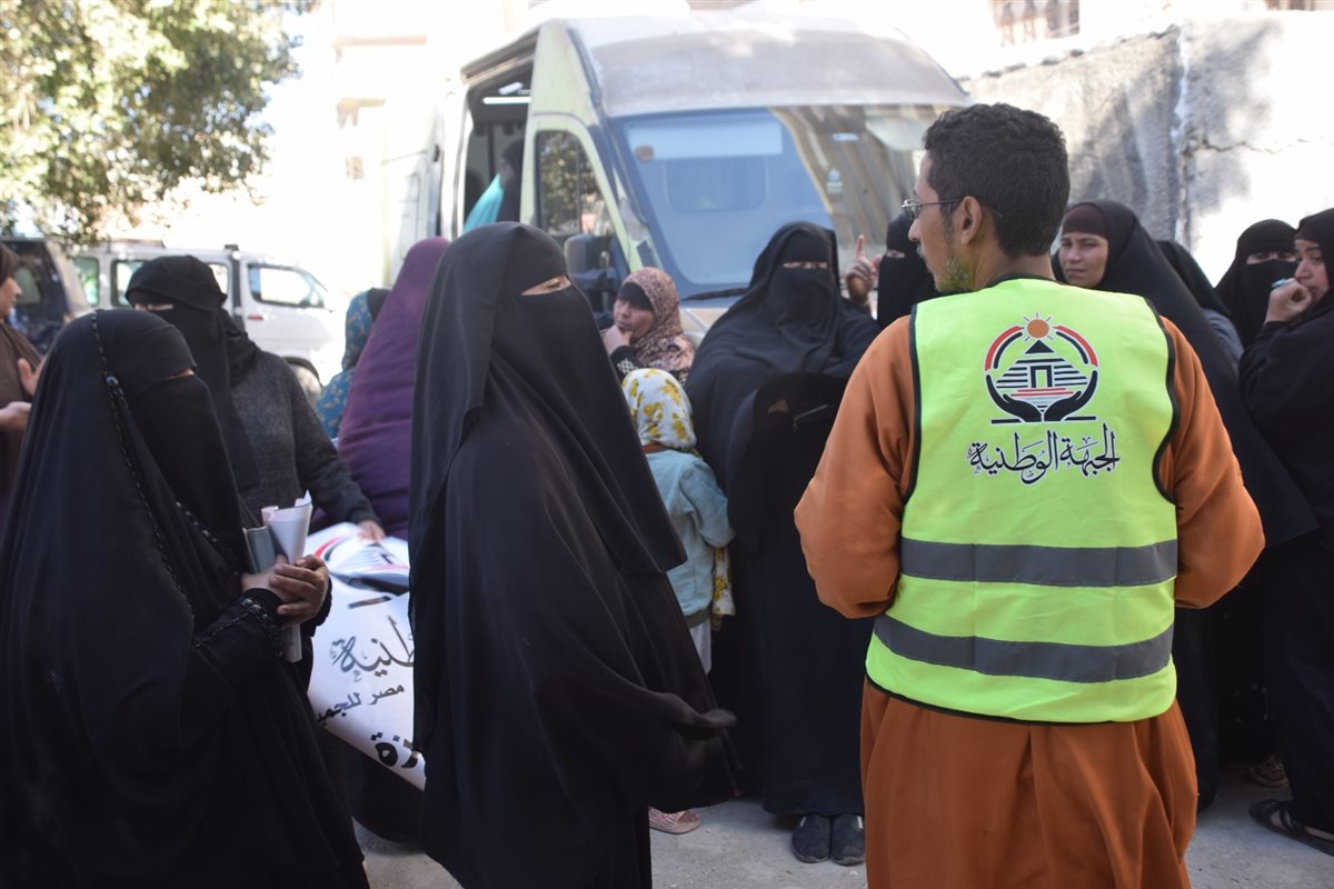 تحرير توكيلات حزب الجبهة الوطنية بأطفيح والعياط والصف