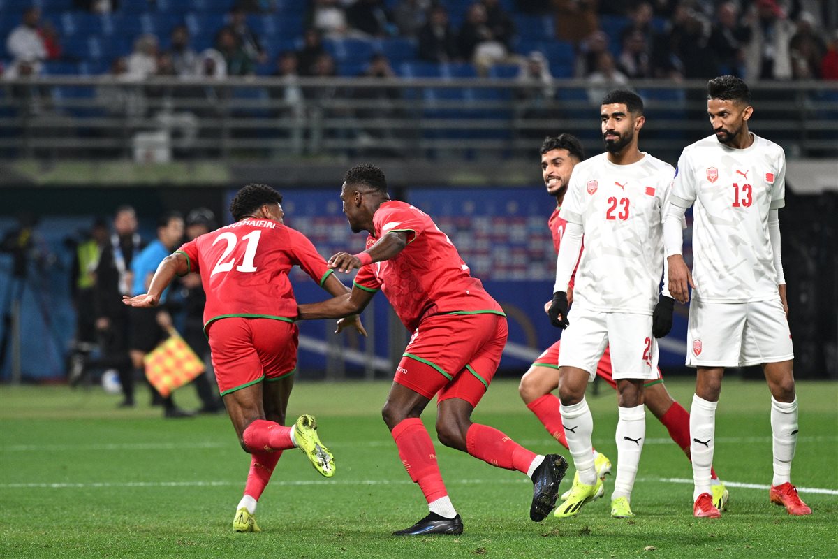 مباراة البحرين وعمان من الحساب الرسمي لـ خليجي 26