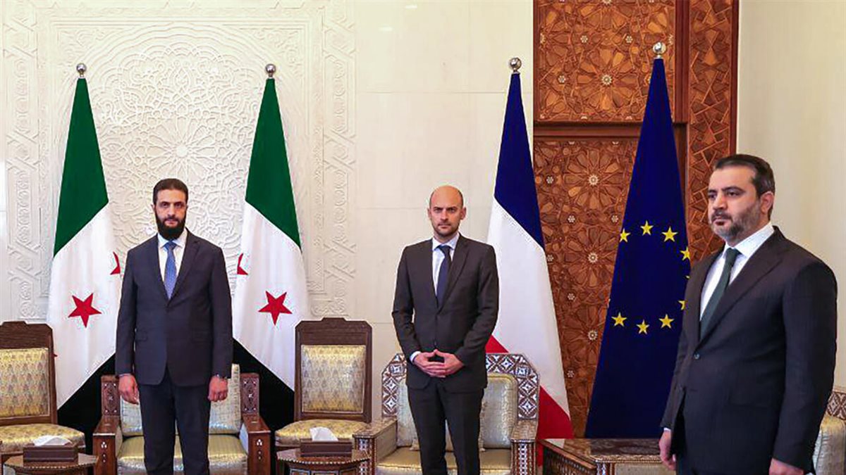 وزير الخارجية الفرنسي في سوريا