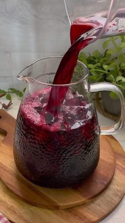 الكركديه بماء الورد