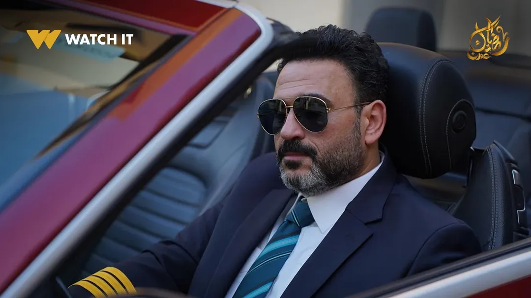 أكرم حسني في كواليس مسلسل الكابتن