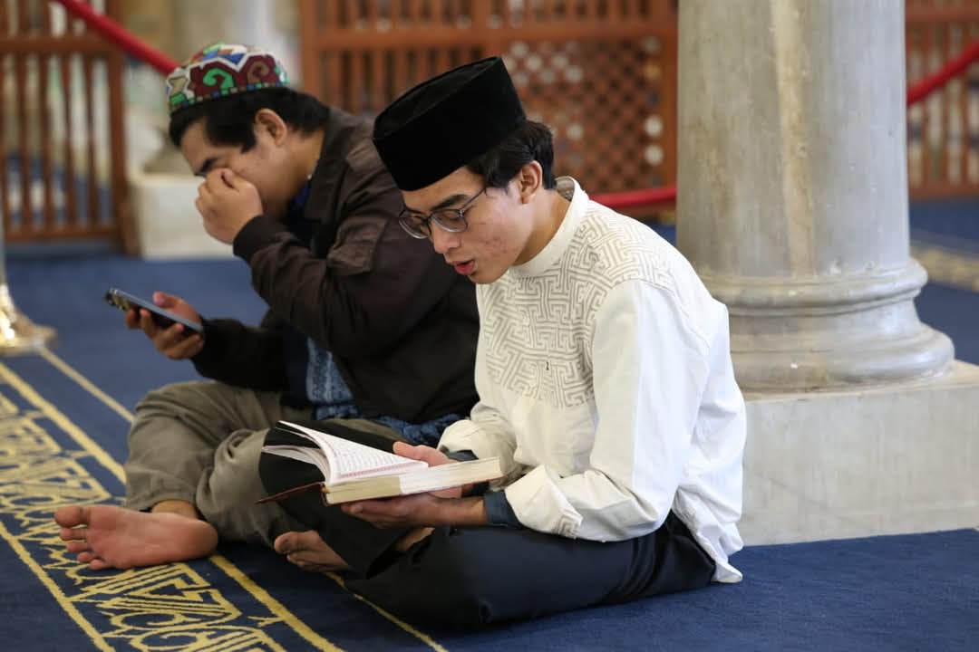الجامع الأزهر قبيل آذان المغرب