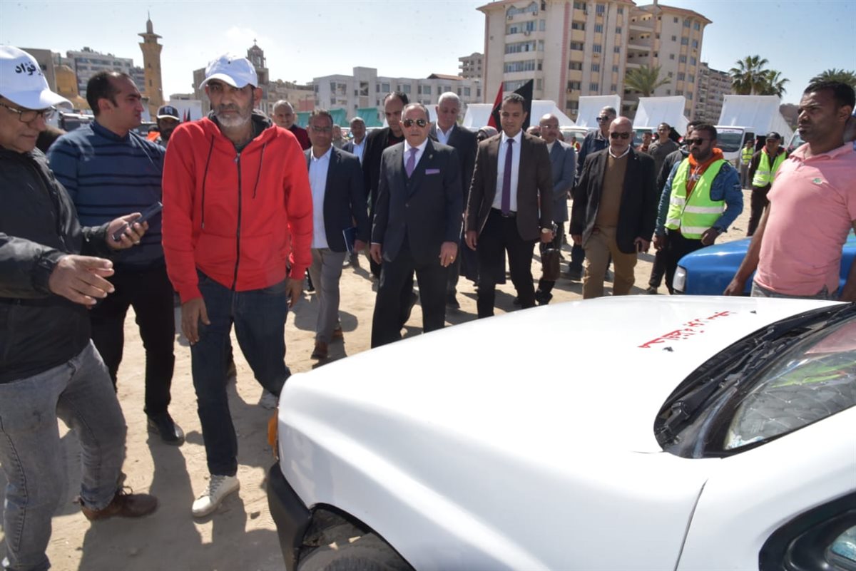 جانب من الاصطفاف