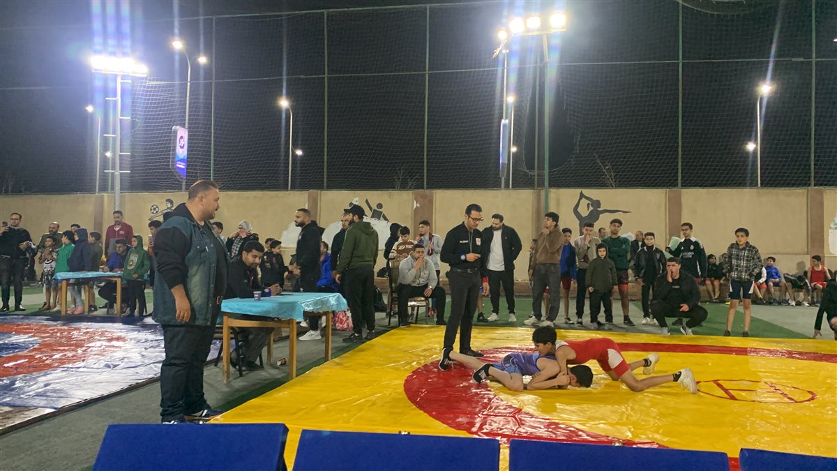 فعاليات بطولة النصر للمصارعة