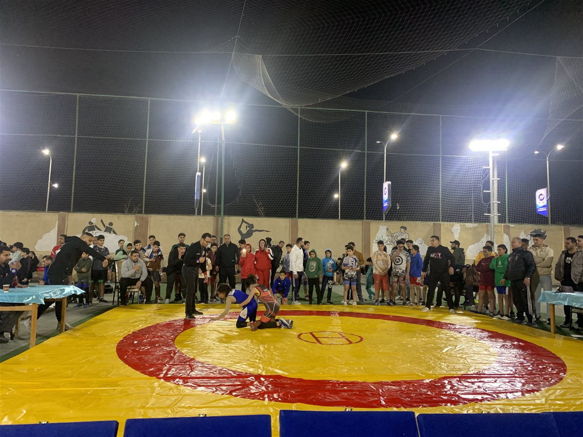 فعاليات بطولة النصر للمصارعة