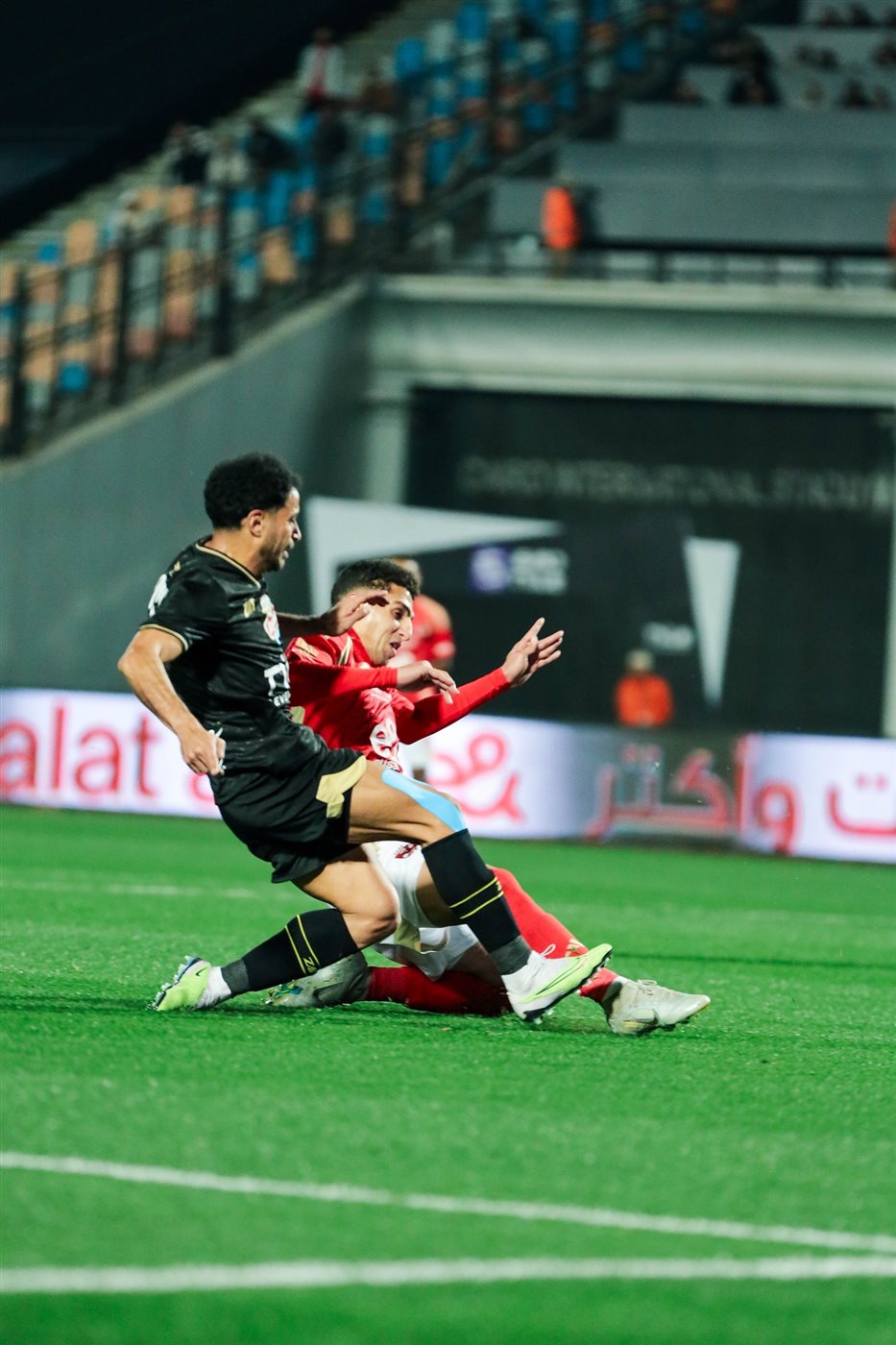 عمر جابر من مباراة الزمالك والأهلي