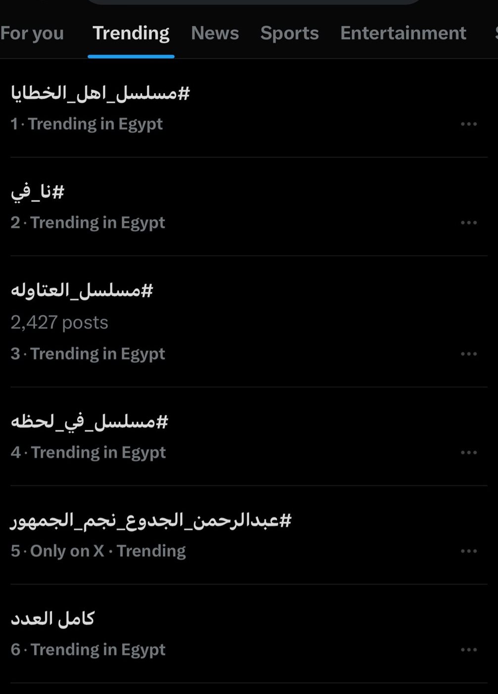 ترند أكس&nbsp;