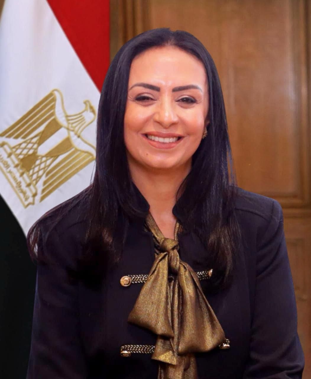 الدكتورة مايا مرسي وزيرة التضامن الاجتماعي&nbsp;