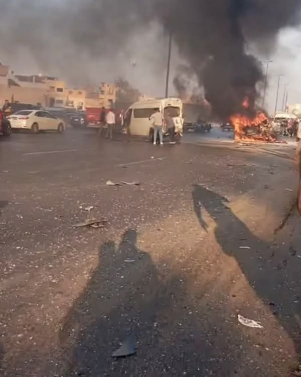 إحتراق سيارة&nbsp;