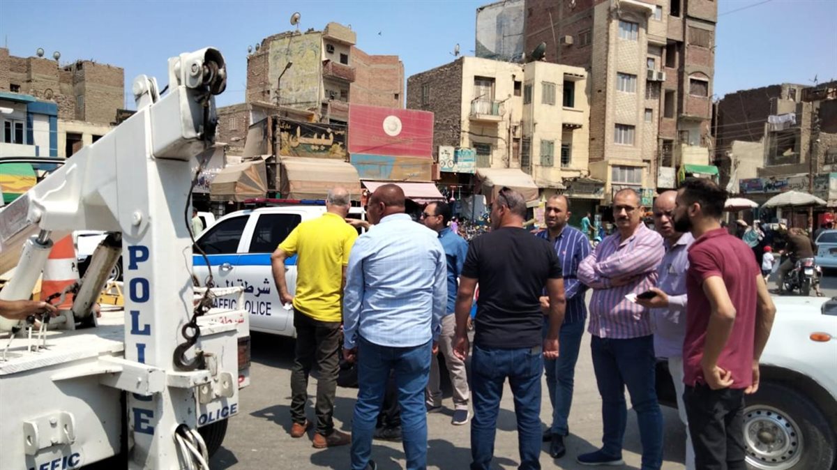 حملات تفتيشية مكثفة لمتابعة انضباط سيارات السرفيس والتاكسي بنطاق مدينة الفيوم