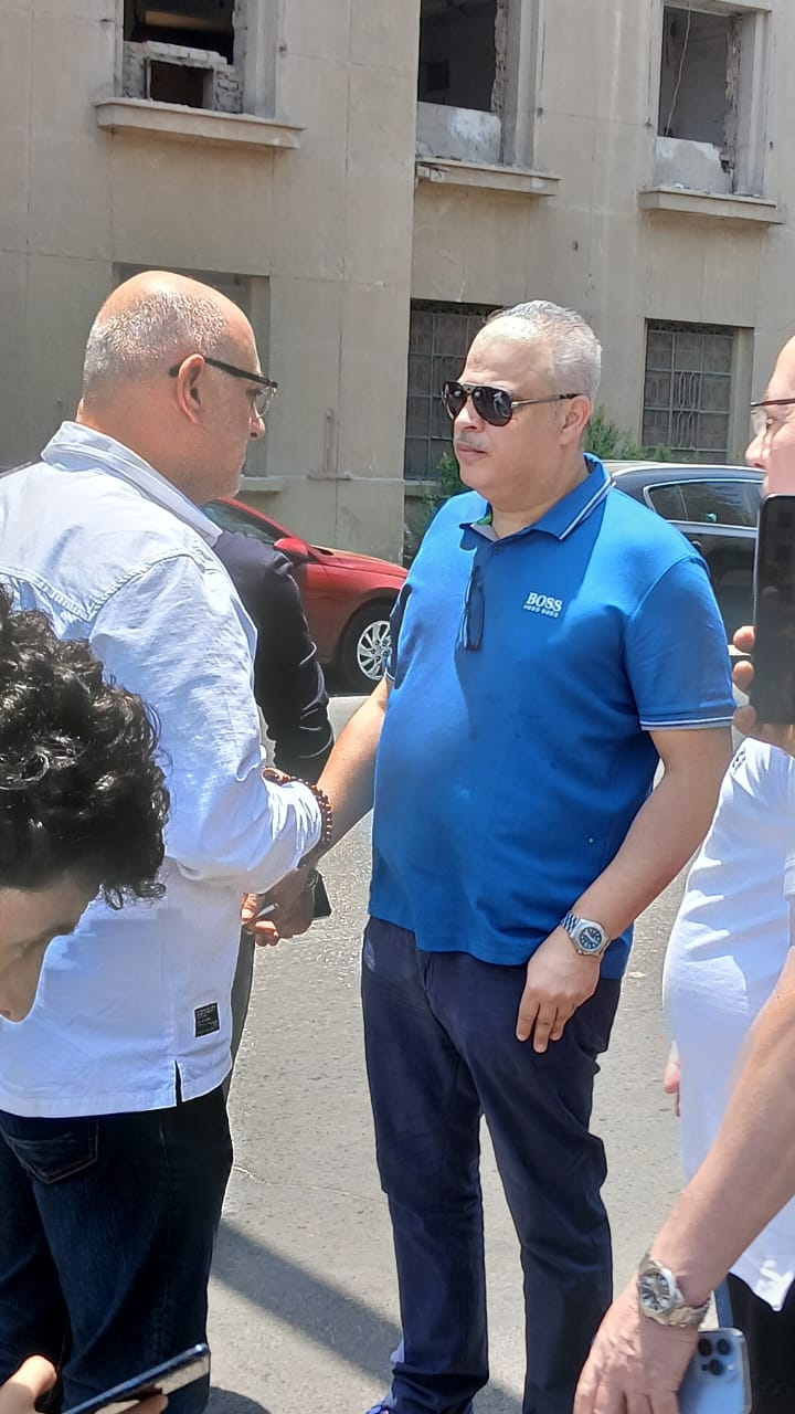 جنازة والد تامر عبد المنعم&nbsp;