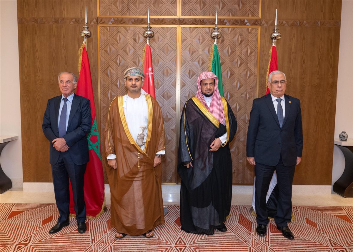 النائب العام خلال مشاركته فى الاجتماع&nbsp;
