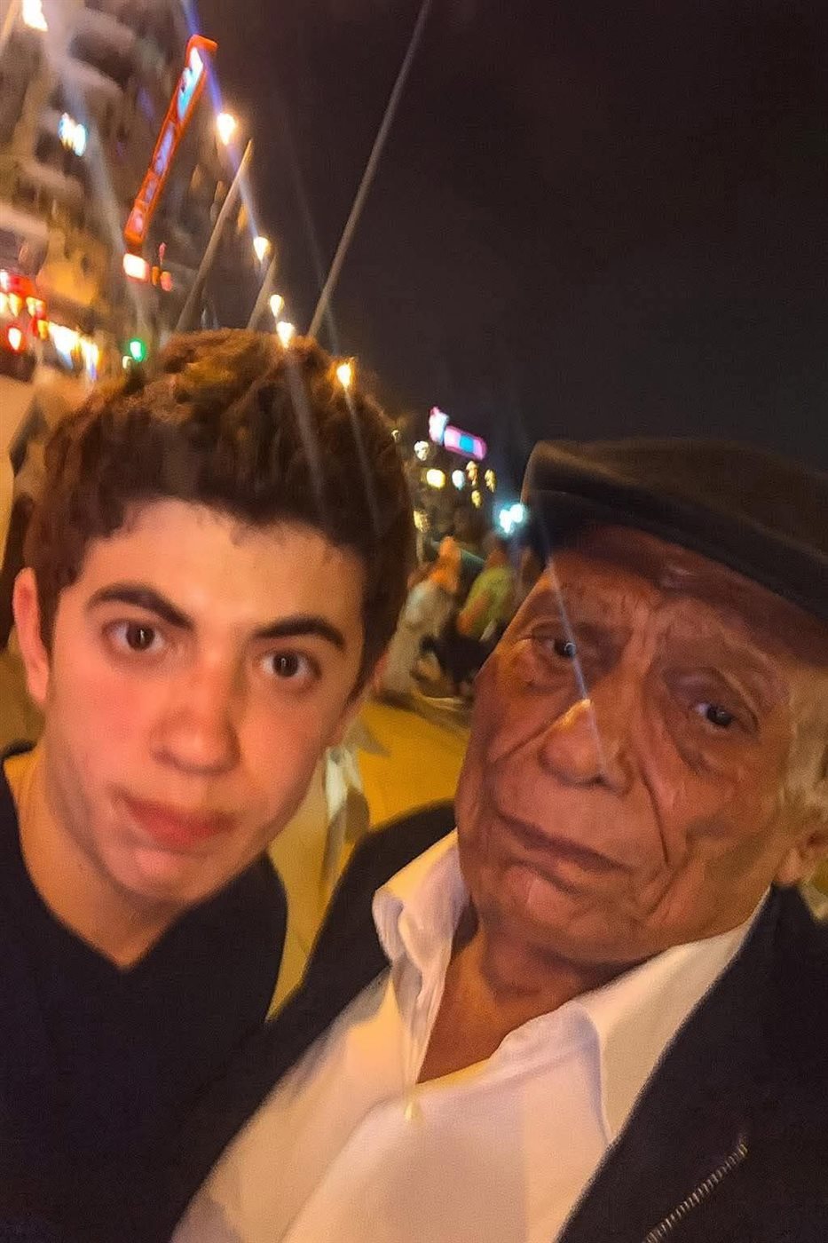 عادل إمام وحفيدة&nbsp;
