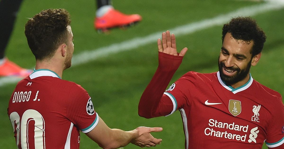 ديوجو جوتا برفقة محمد صلاح