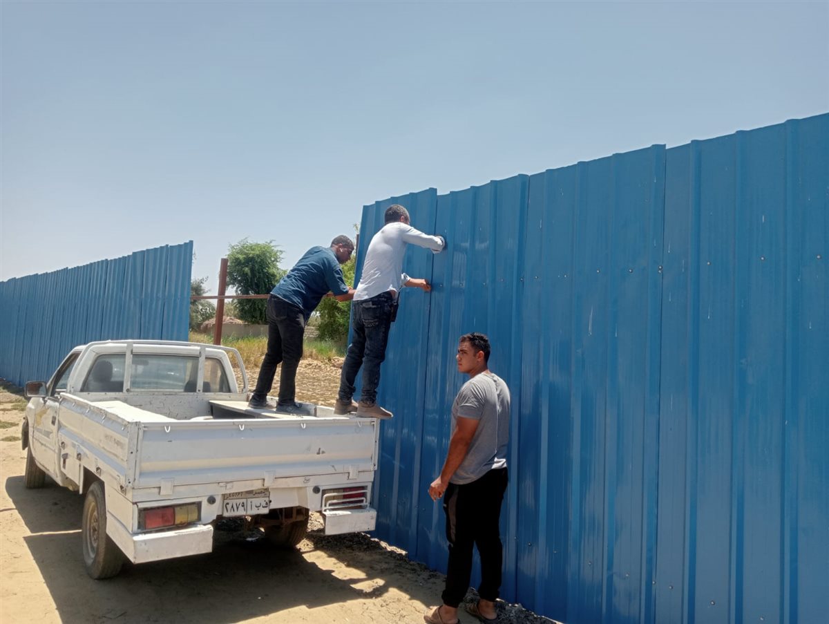 رئيس مركز ابشواى : 24 حالة إزالة فورية لتعديات بناء في المهد