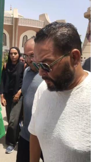 نجوم الفن في جنازة خالد جلال