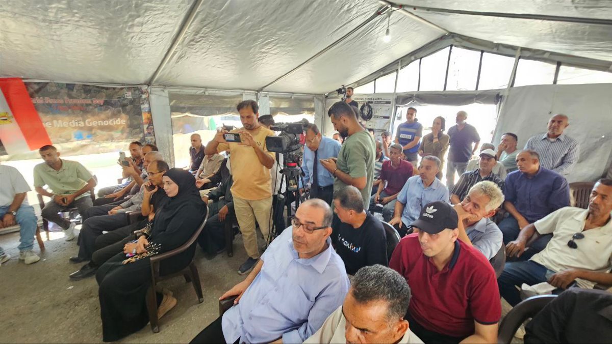 مؤتمر الفلسطينيين بغزة تضامنا مع مصر&nbsp;