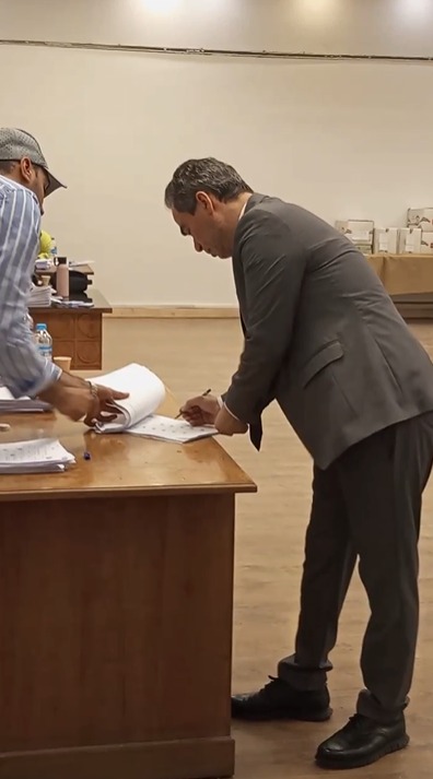 المسلماني يدلي بصوته