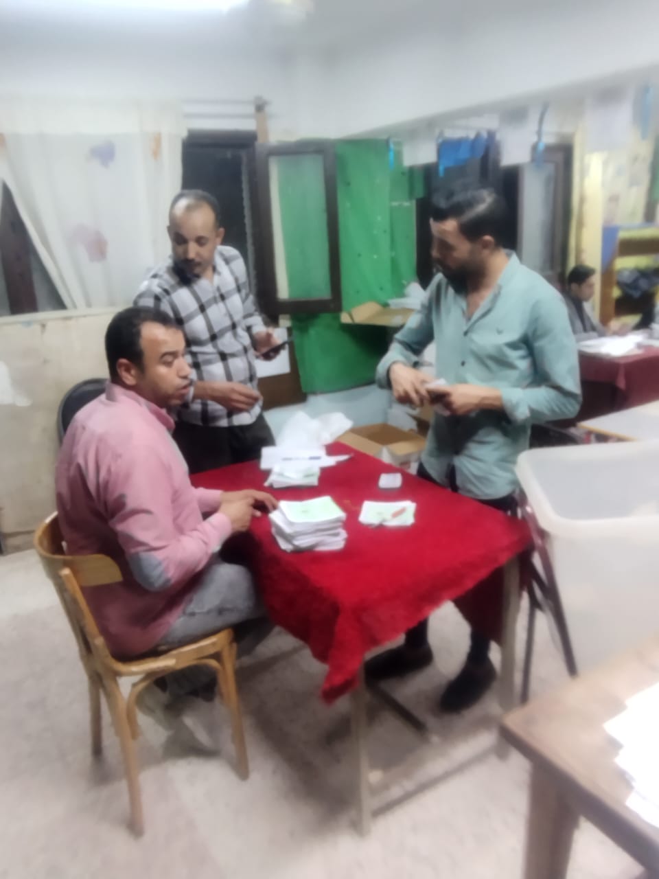 جانب من الفرز&nbsp;