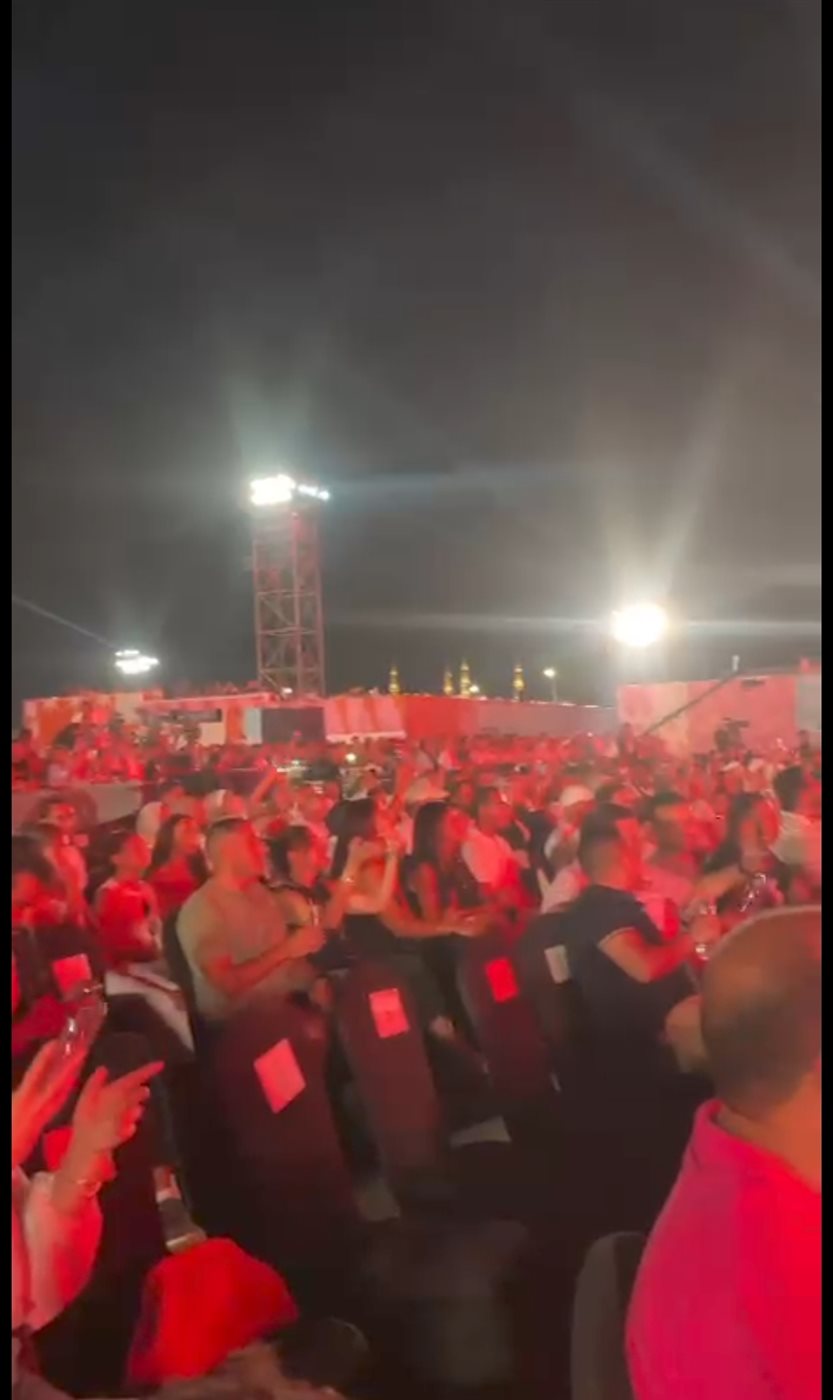 حفل تامر عاشور في مهرجان العلمين